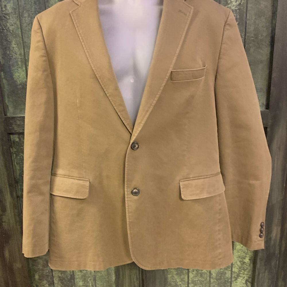 Men's XL Jos A Bank Denim (type) Tan Blazer
